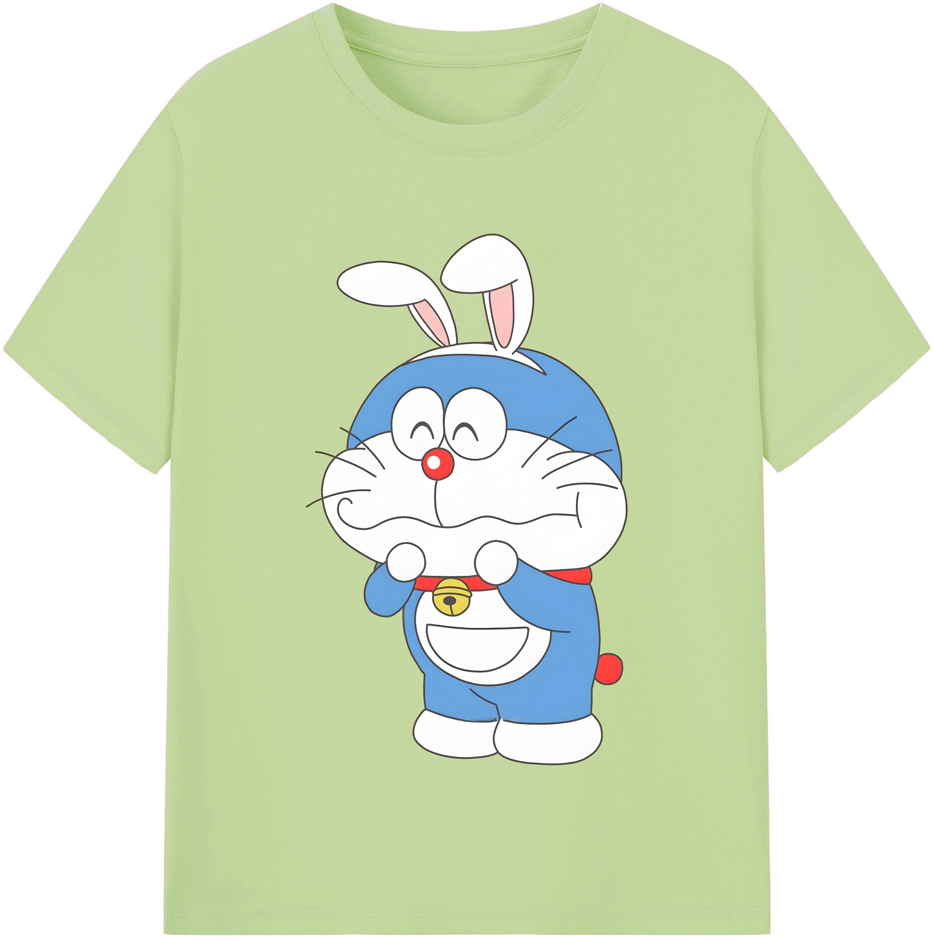 （画像用） ドラえもん Doraemon 綿100％半袖Tシャツ（フロントプリント）